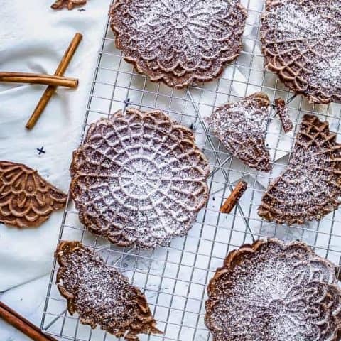 Cinnamon Sugar Pizzelles