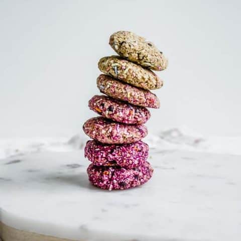 No-Bake Funfetti Ombré Cookies