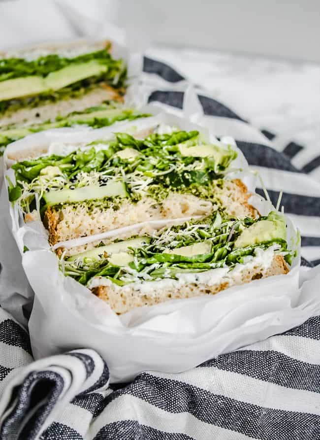 the ultimate veggie sandwich