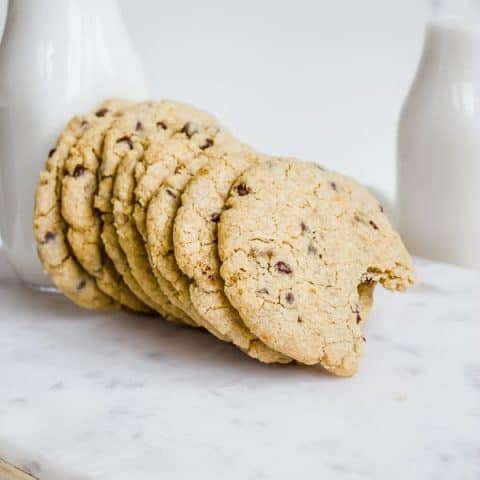 Chocolate Chip Cookies (Gluten-Free + Vegan)