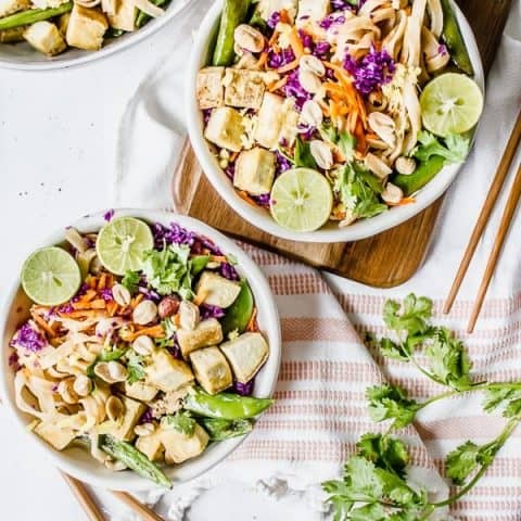 20-Minute Sriracha Peanut Pad Thai
