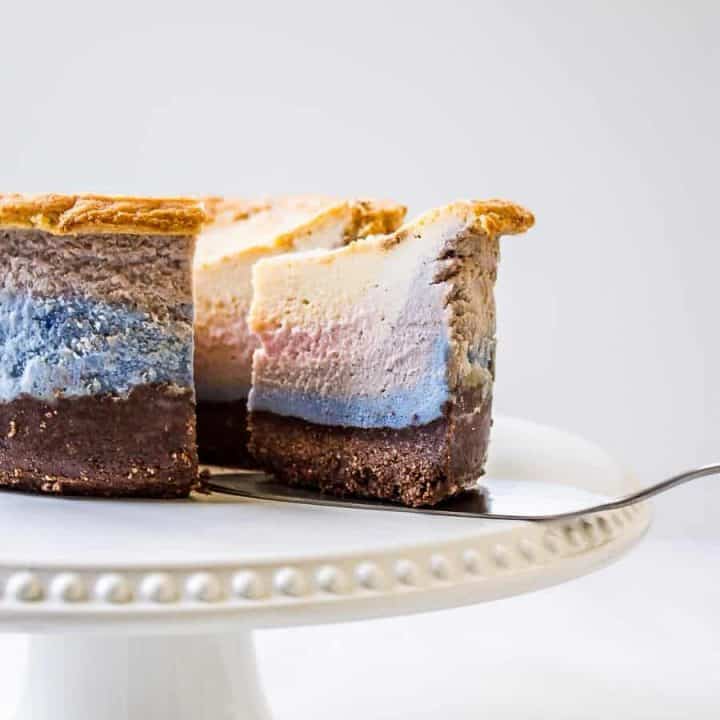 Unicorn Cheesecake (Vegan + Gluten-Free)