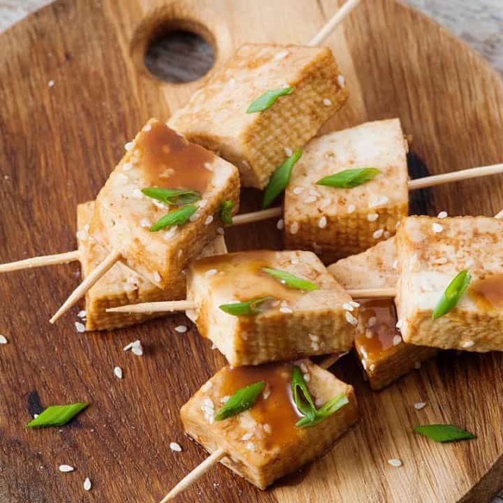 BBQ Tofu Skewers