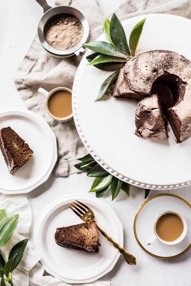 Chocolate Mocha Protein Cake
