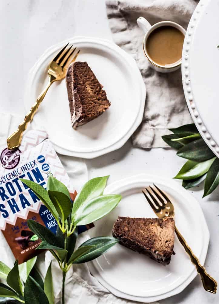 Chocolate Mocha Protein Cake