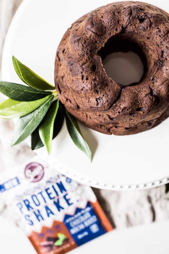 Chocolate Mocha Protein Cake