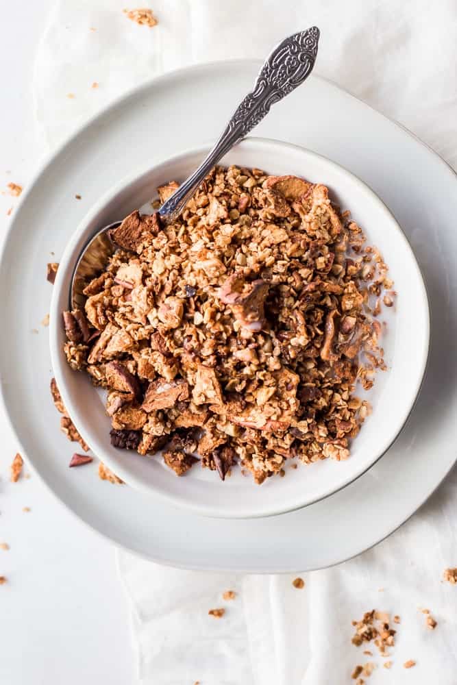 apple cinnamon pecan granola