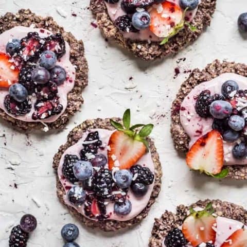Mini Berry Breakfast Pizzas