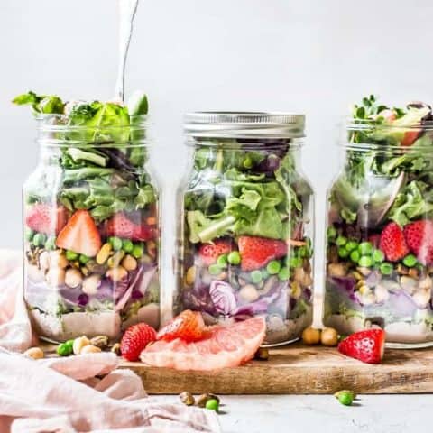 Spring Detox Mason Jar Salads