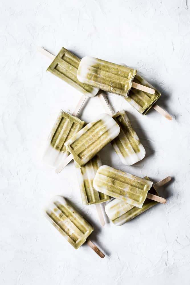 Avocado Banana Matcha Creamsicles