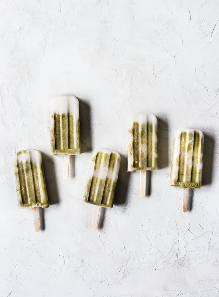 Avocado Banana Matcha Creamsicles