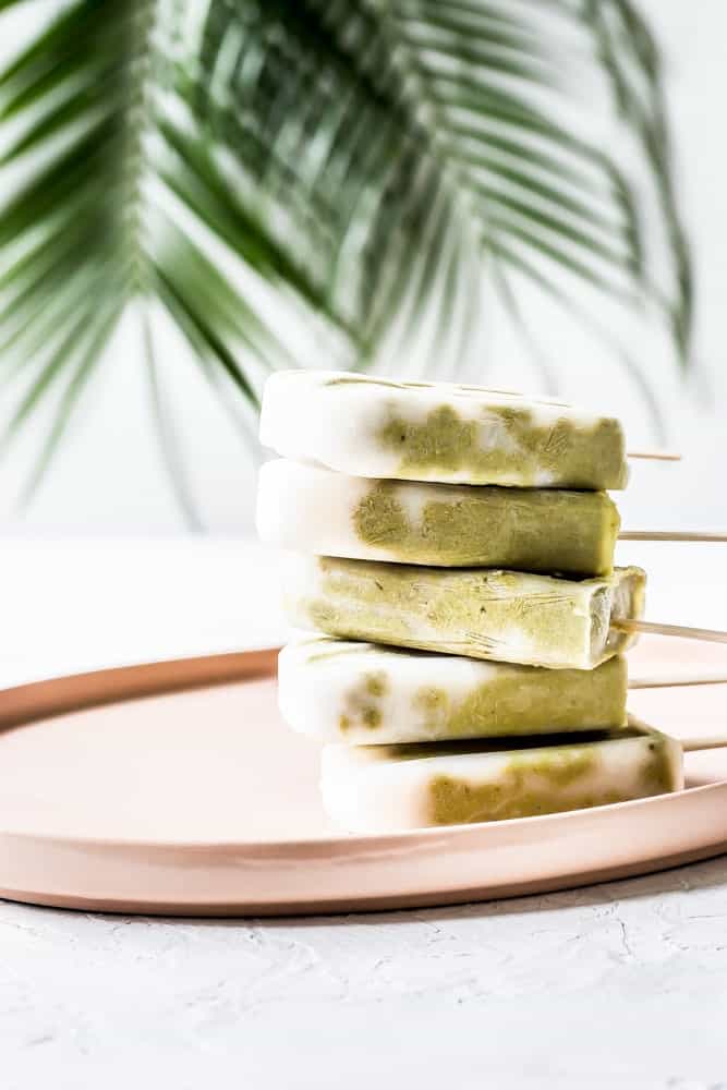 Avocado Banana Matcha Creamsicles