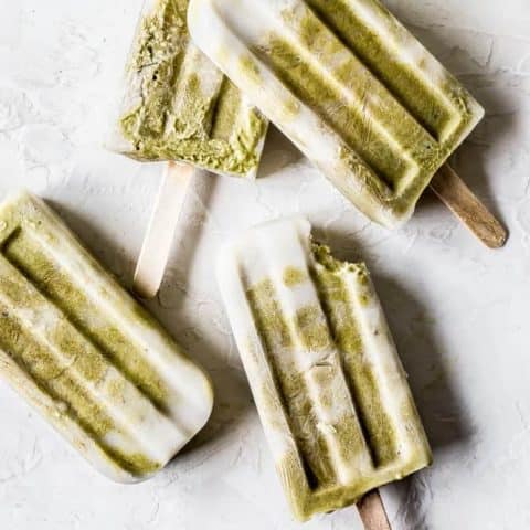 Avocado Banana Matcha Creamsicles