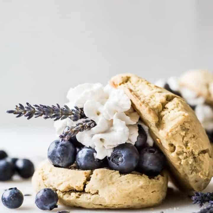 Blueberry Lemon Lavender Shortcake