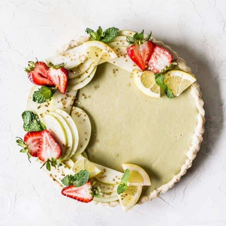 Green Apple Tart (Gluten-Free, Vegan)