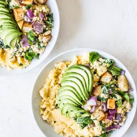 Creamy Polenta Breakfast Bowls