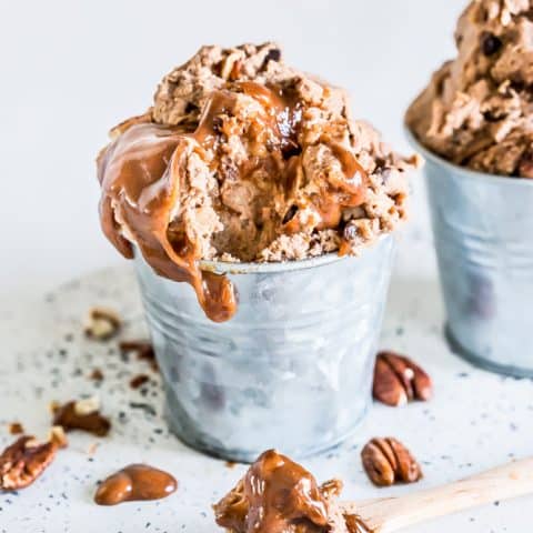 Pumpkin Caramel Pecan Cookie Dough