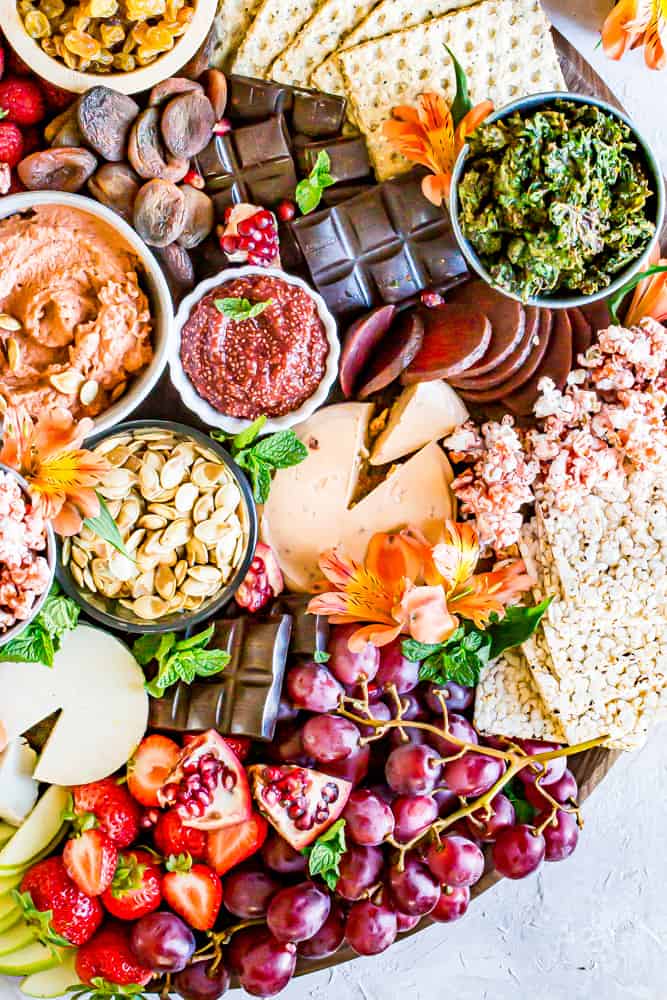vegan charcuterie board