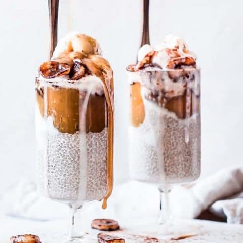Bananas Foster Chia Pudding