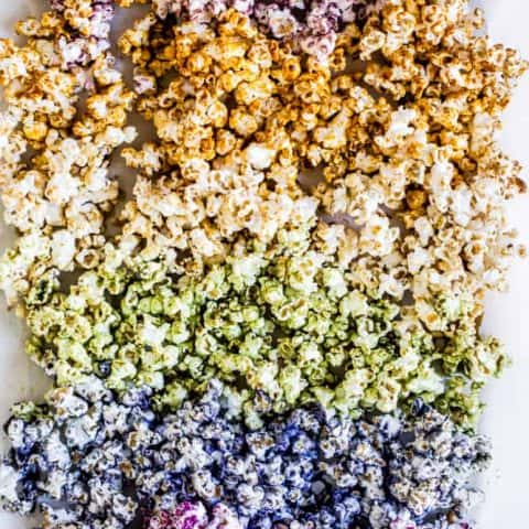 Superfood Rainbow Popcorn