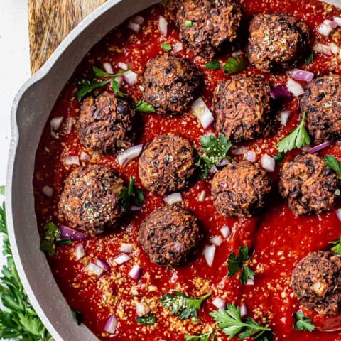 Vegan Italian Meatballs