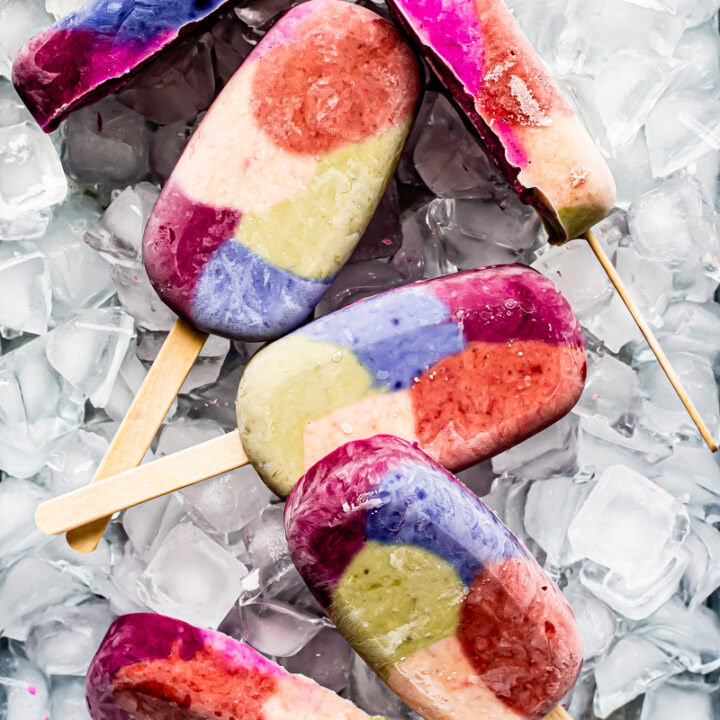Vegan Abstract Yogurt Popsicles-image