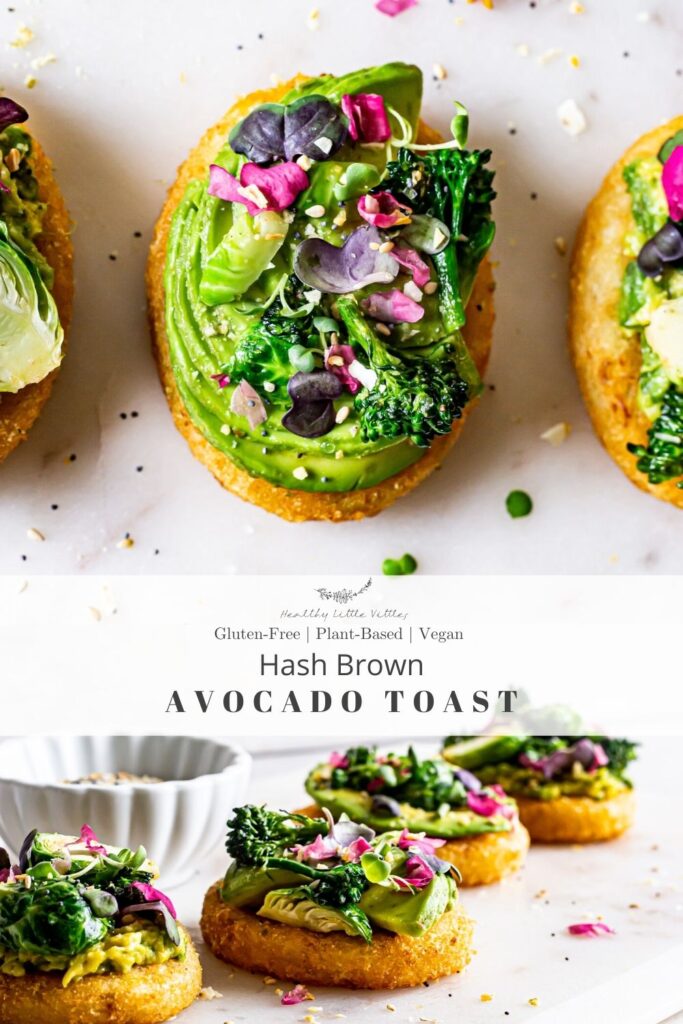 Hash Brown Avocado Toast | Healthy Little Vittles