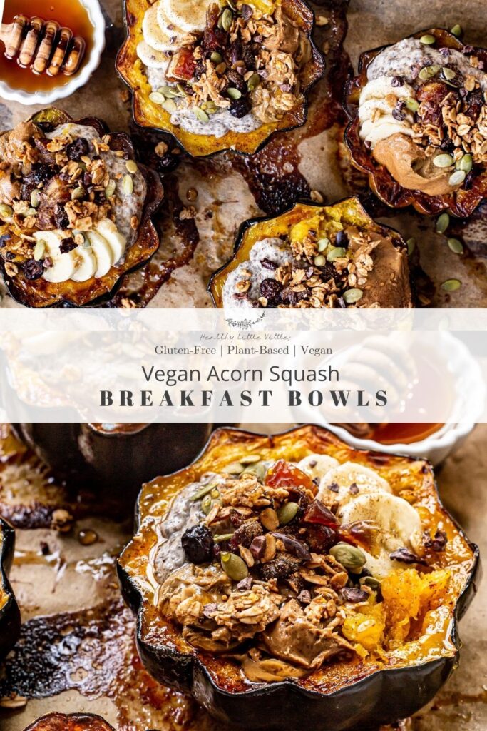 vegan acorn squash breakfast bowls